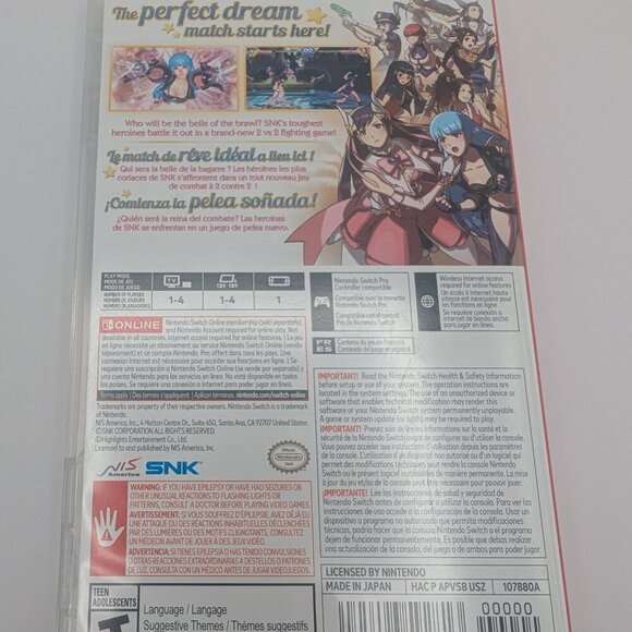 SNK Heroines Tag Team Frenzy - Nintendo Switch - Picture 2 of 3
